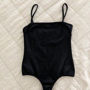 Black Square Neckline Bodysuit | Intimately by Free People